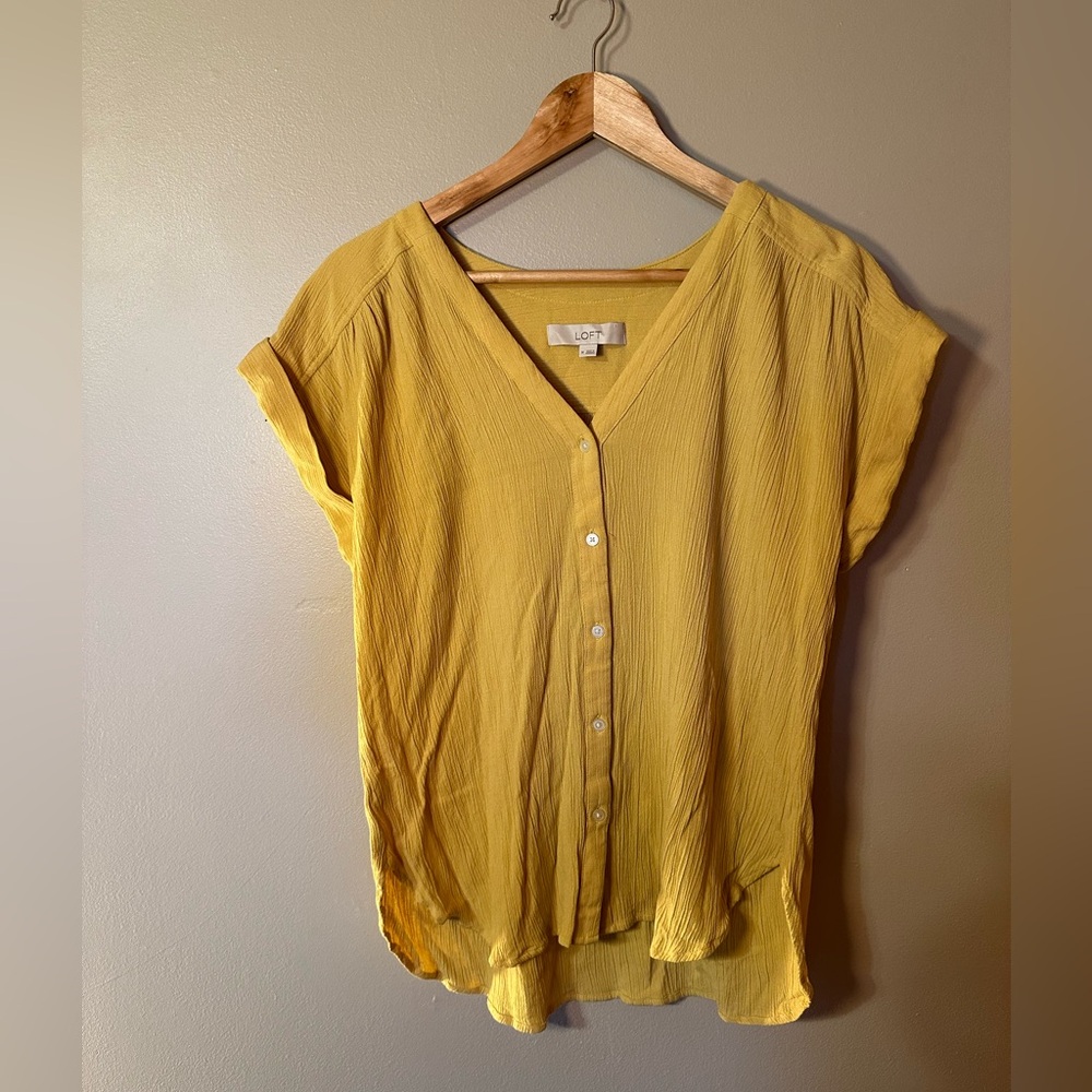 Loft sunny yellow top